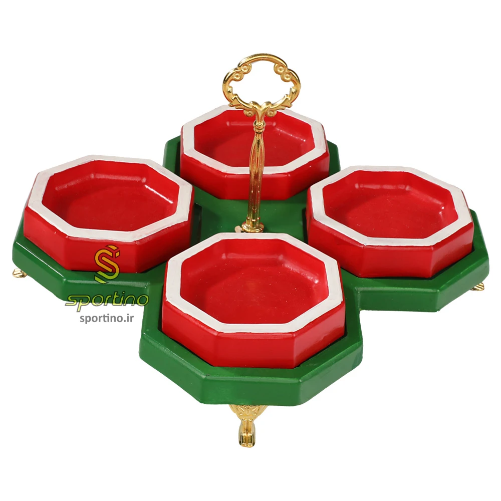 آجیل خوری چهارتایی سنگ مصنوعی طرح یلدایی