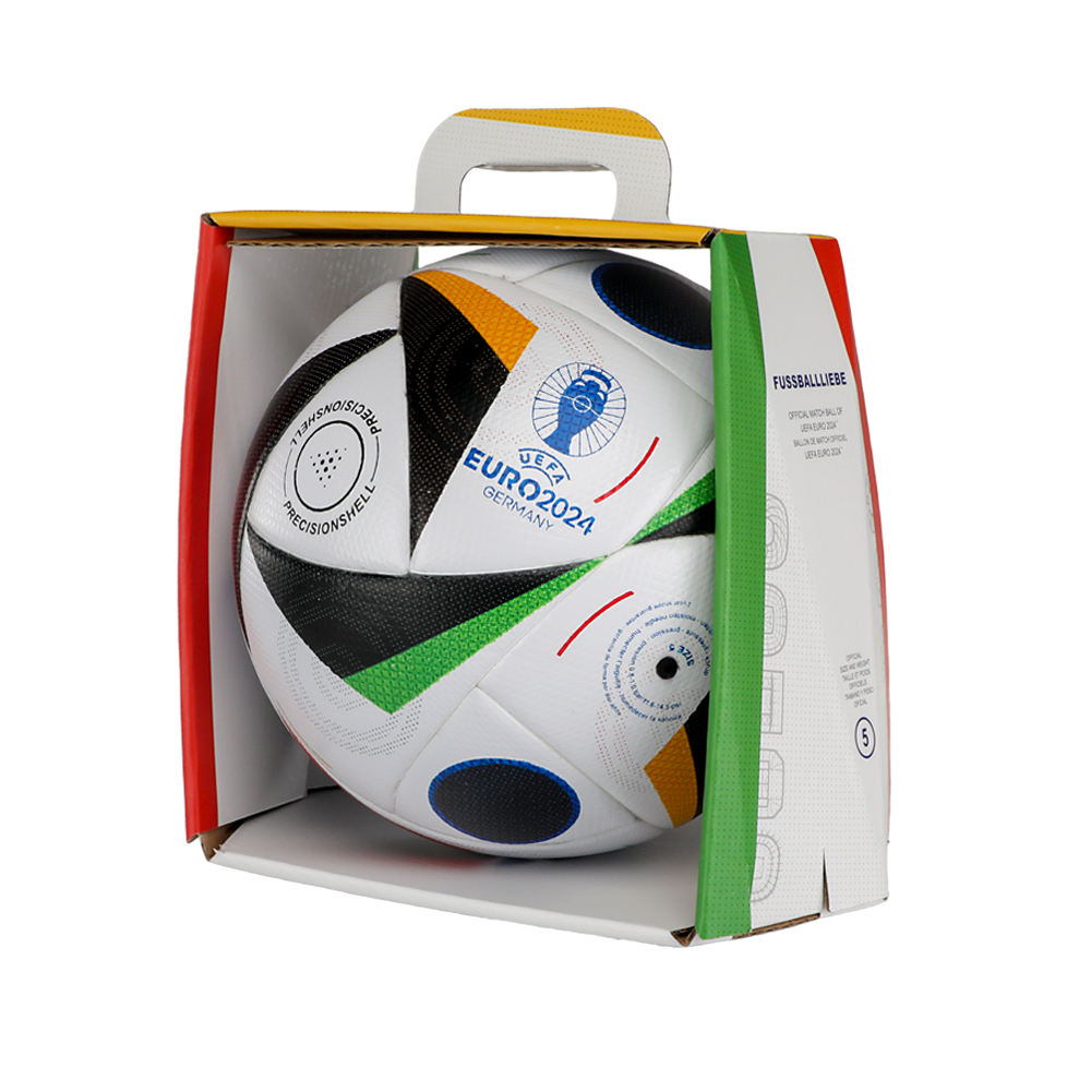 توپ فوتبال چرمی جام قهرمانی اروپا یورو ۲۰۲۴ سایز 5