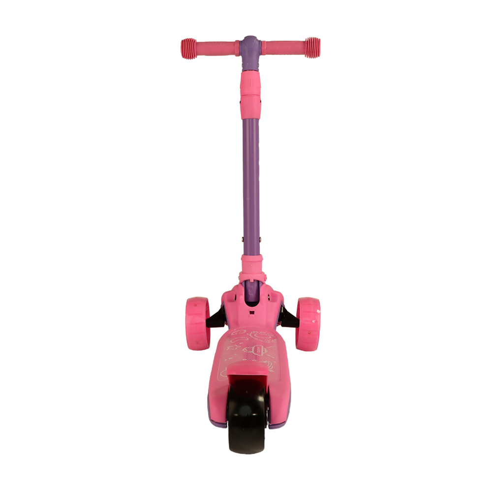 اسکوتر موزیکال چراغ دار 02 به ارتفاع 69 سانتی متر با چرخ ها پهن