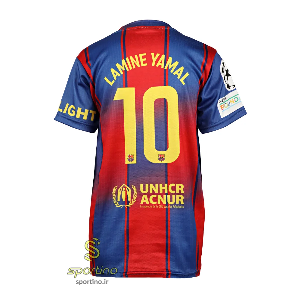 ست توپ لاستیکی و تیشرت و شرت بارسلونا