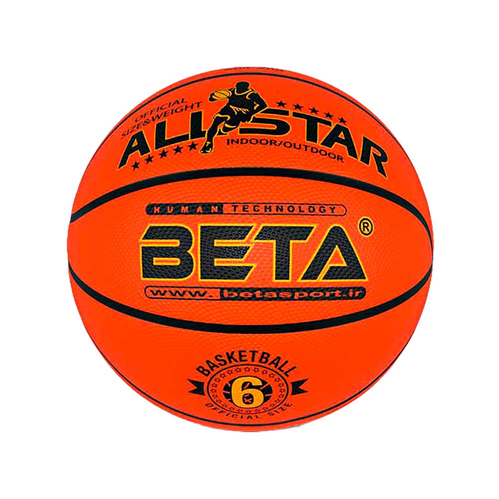 توپ بسکتبال لاستیکی آل استار سایز 6
