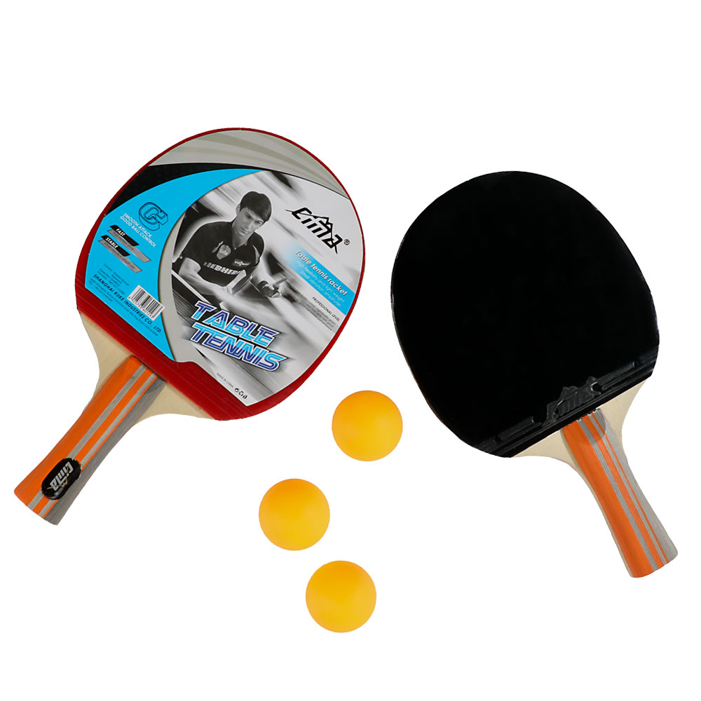 راکت پینگ پنگ دوتایی SIMA به همراه 3 توپ