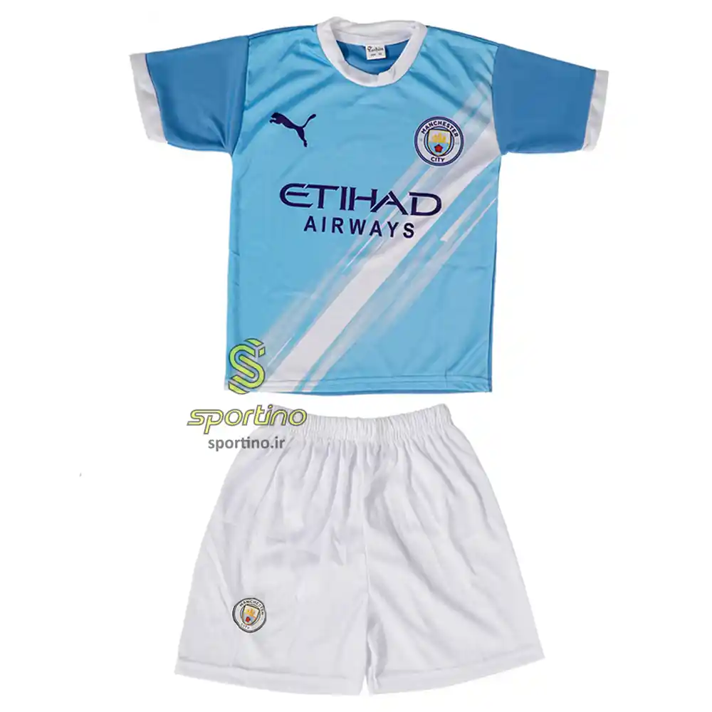 لباس بچه گانه منچسترسیتی (پیراهن و شورت ورزشی)