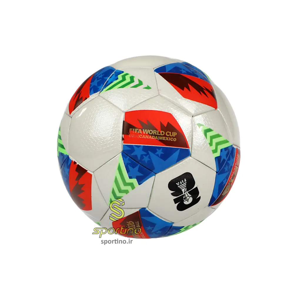 توپ فوتبال چرمی براق پرسی یونایتد 2026 سایز 2