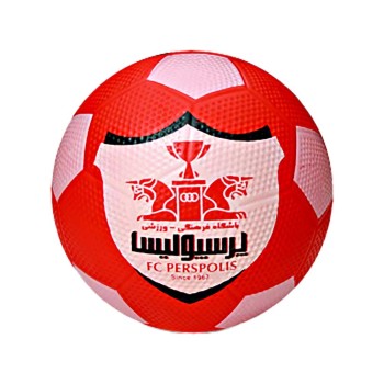 توپ فوتبال لاستیکی پرسپولیس سایز ۳