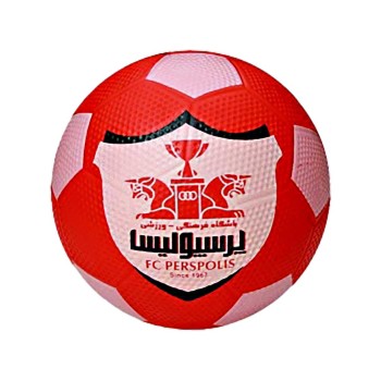 توپ فوتبال لاستیکی پرسپولیس سایز 4