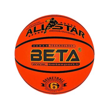 توپ بسکتبال لاستیکی آل استار سایز۶