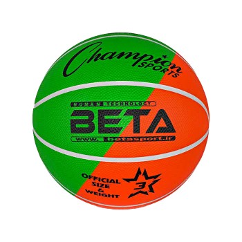توپ بسکتبال لاستیکی الوان سایز3