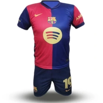 لباس بچه گانه بارسلونا (پیراهن و شرت ورزشی) 2025