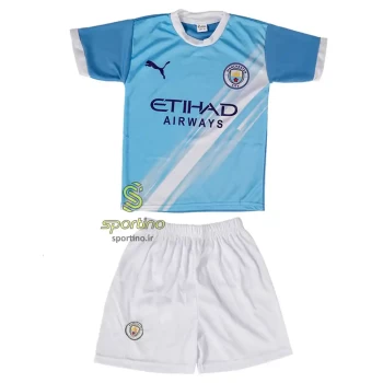 لباس بچه گانه منچسترسیتی (پیراهن و شورت ورزشی)