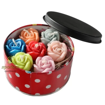 باکس گل شمعی کادویی