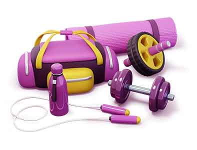 لوازم ایروبیک و آمادگی جسمانی